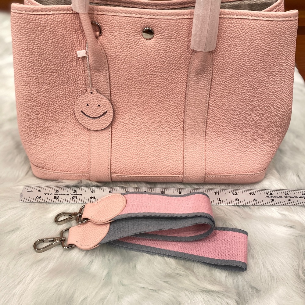Pink 36CM Togo leather Top handle Graden Party genius leather Satchel bag - Picture 5 of 15